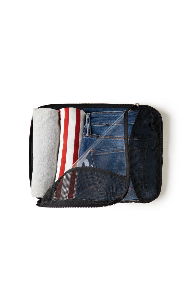 2 Medium / 1 Large Compression Packing Cubes Travel Set, Alternate, color, Midnight Blossom