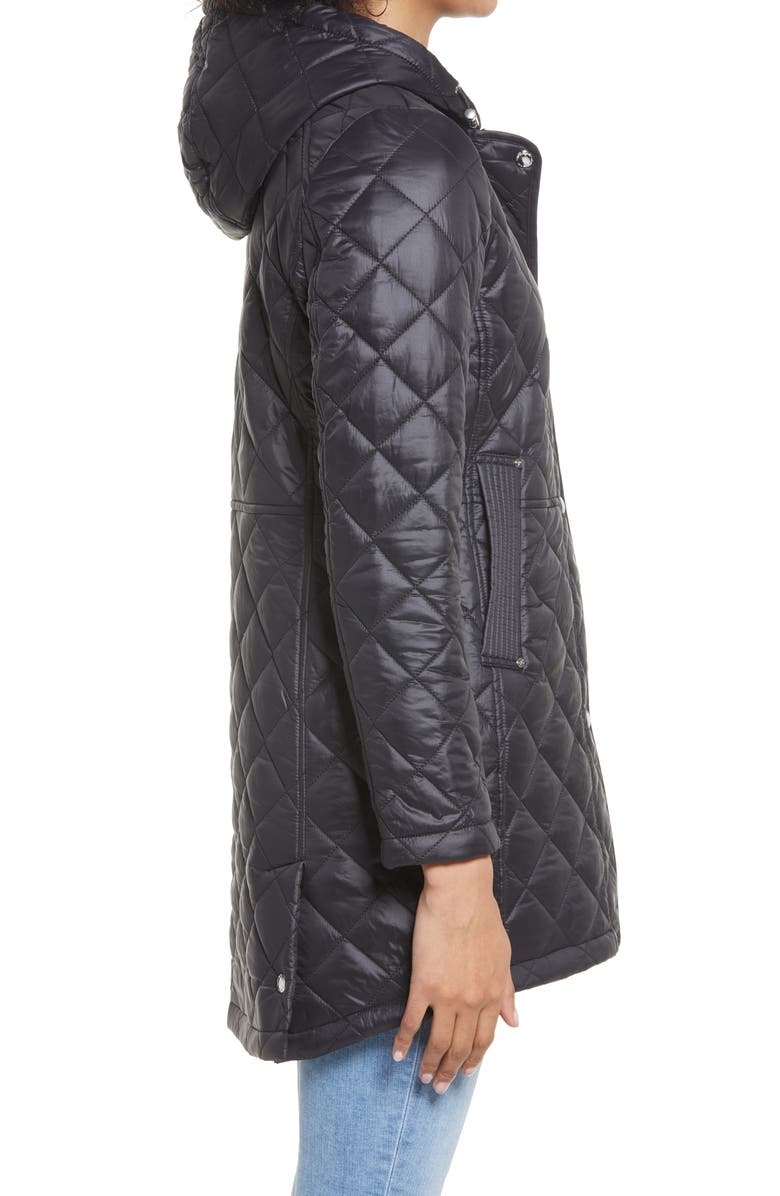 Sam Edelman Quilted Hooded Jacket, Alternate, color,