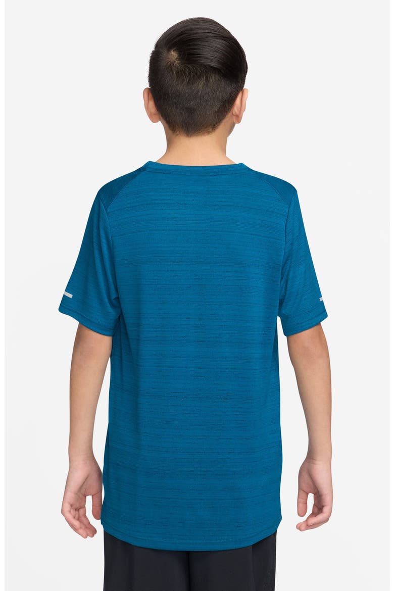 Kids' Dri-FIT Miler Training T-Shirt, Alternate, color, GREEN ABYSS/ GREEN ABYSS