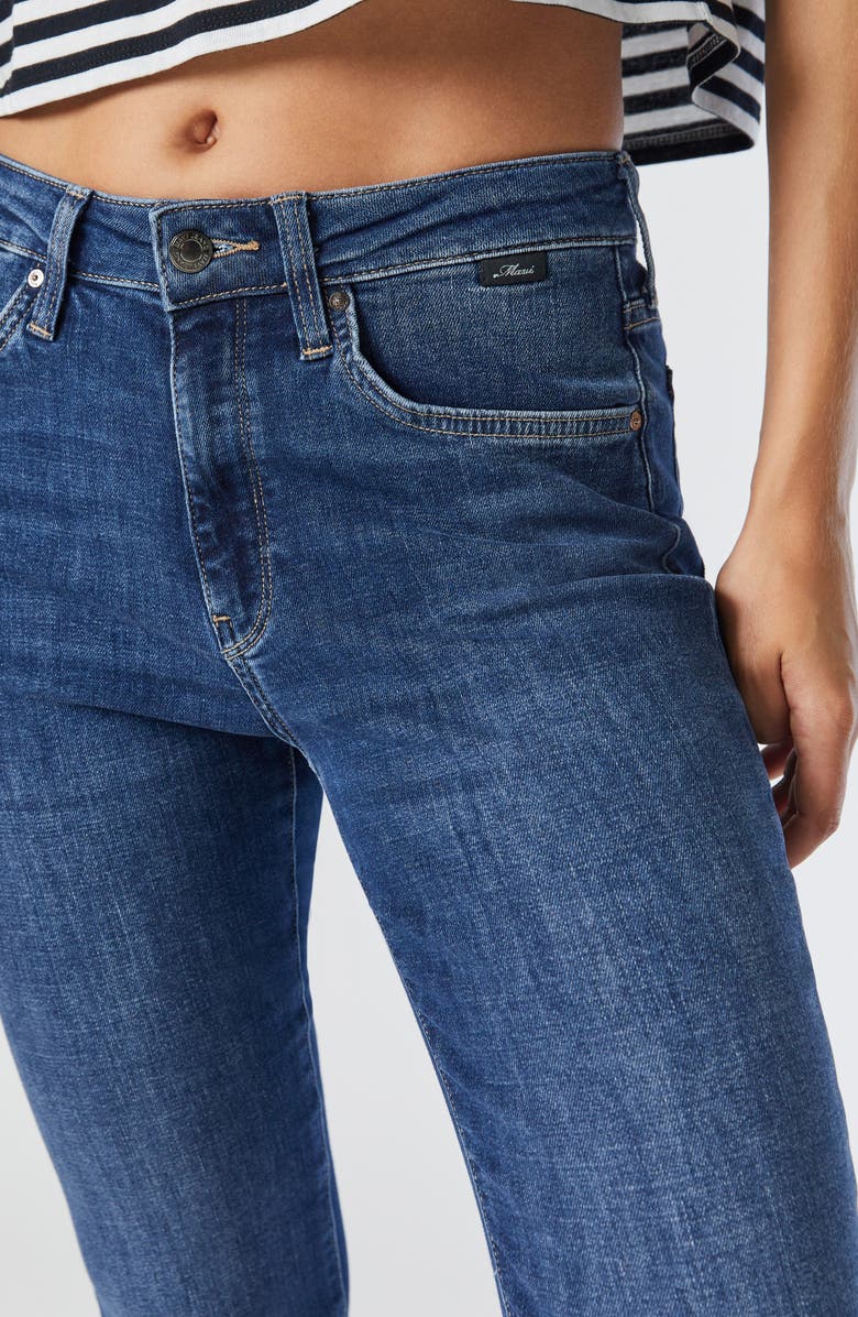 Mavi Jeans Kathleen High Waist Slim Jeans, Alternate, color, Mid Feather Blue