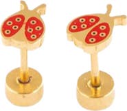 Pip Pop Ladybug Stud Earrings