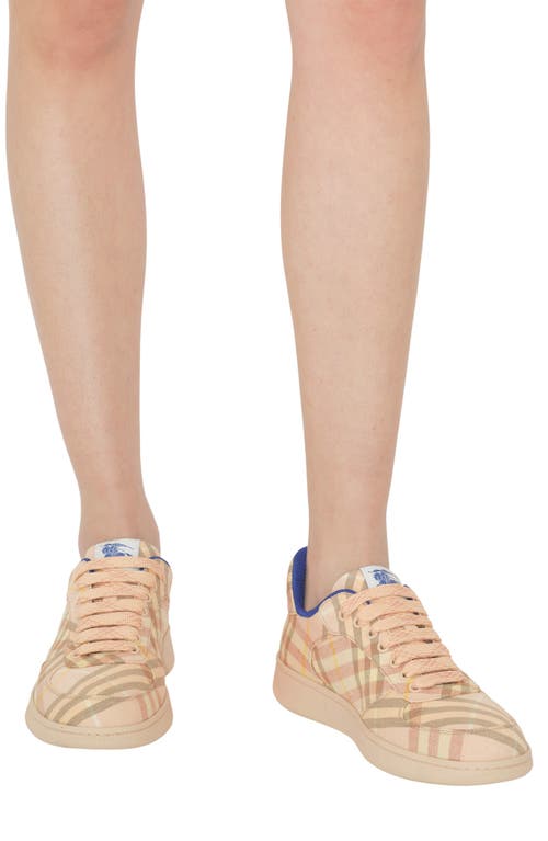 Burberry Light Terrace Sneakers Checkered Pattern