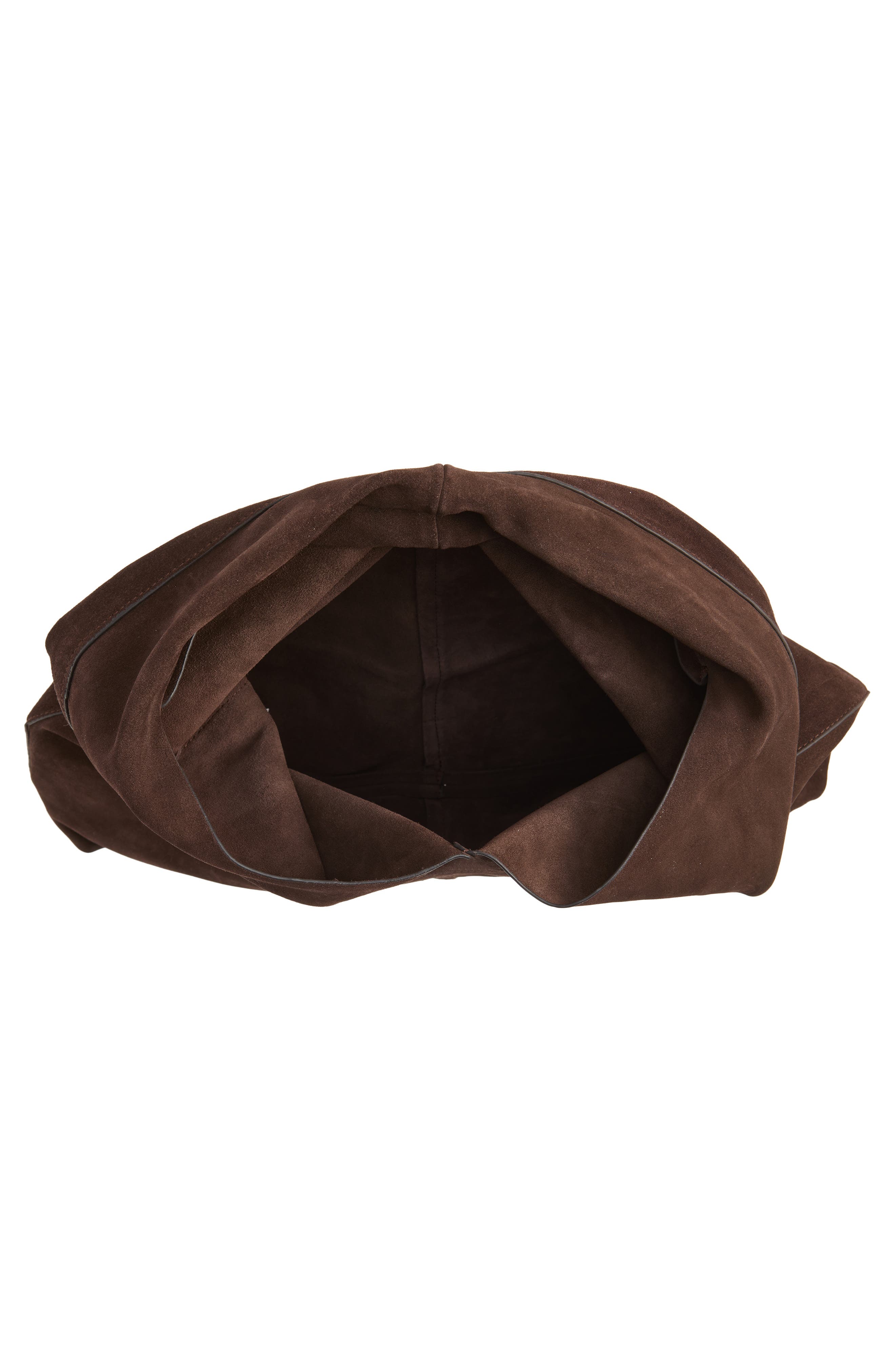 Joel Suede Shoulder Bag, Alternate, color, CHOCOLATE