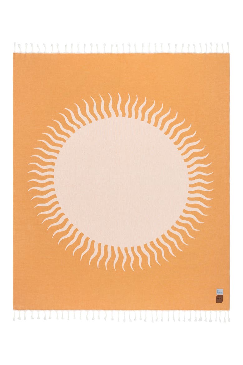 Sol Oversize Beach Blanket, Main, color, RUST/COPPER