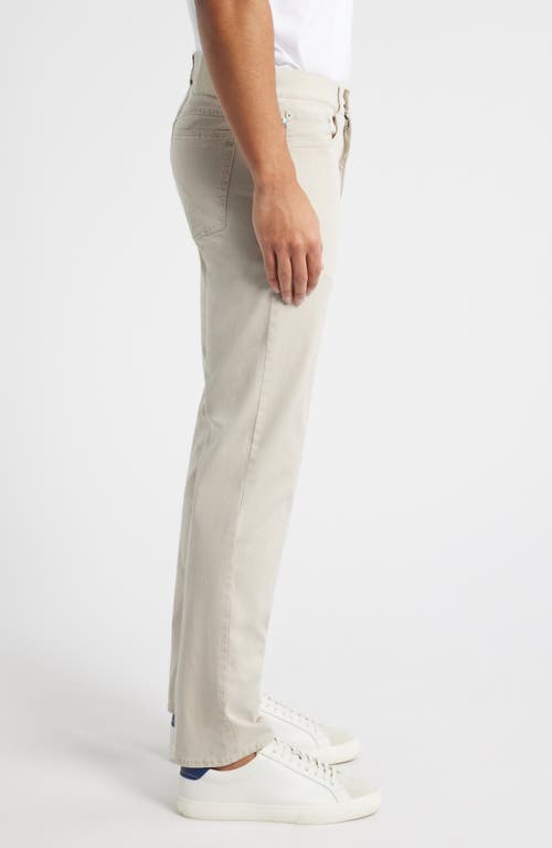 Brax Cooper Fusion Flex Microprint Regular Fit Straight Leg Pants In Beach
