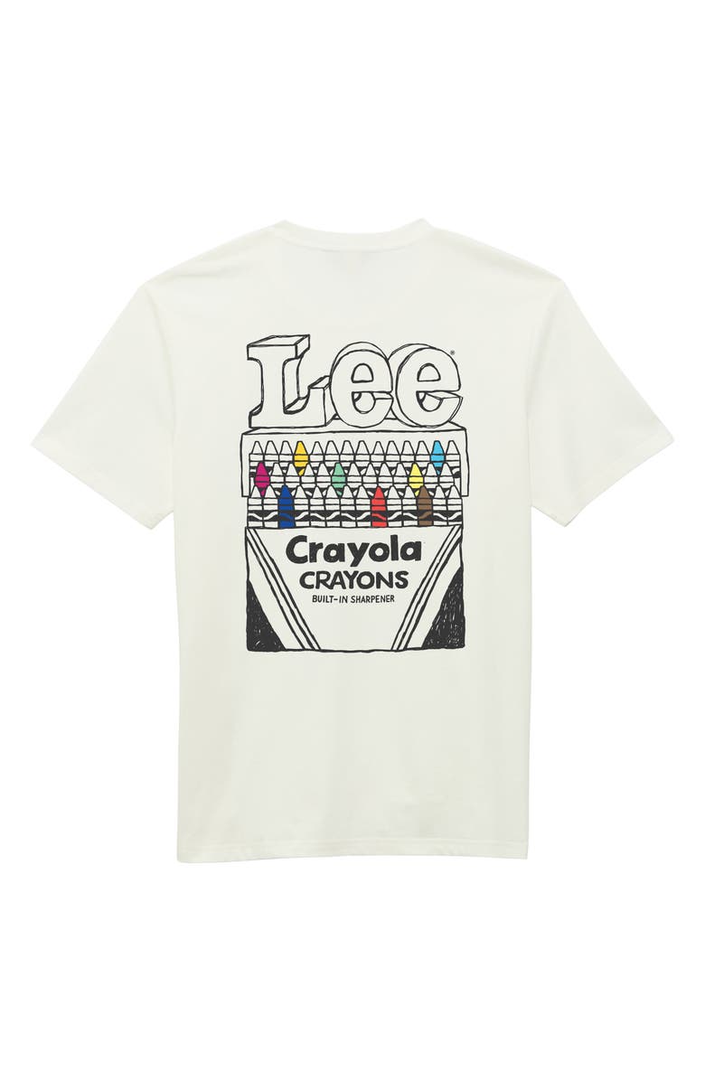 Lee x Crayola Box Graphic T-Shirt, Alternate, color, Bright White