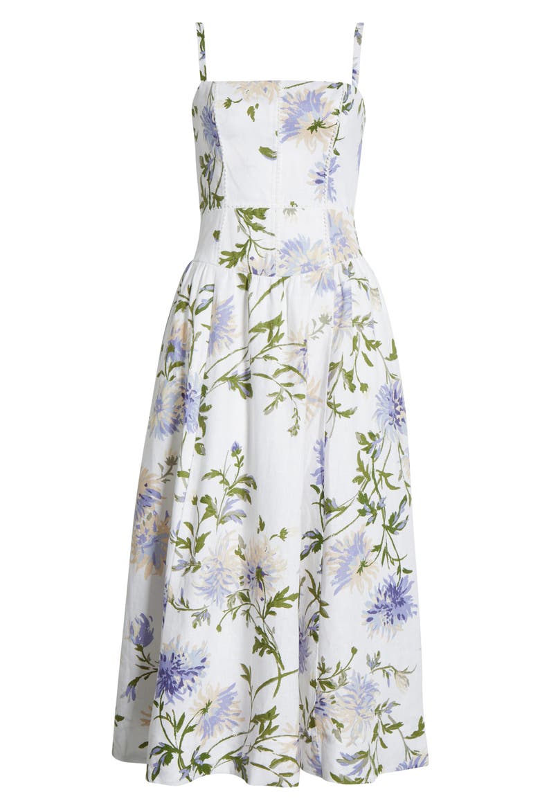 Katarin Linen Dress, Alternate, color, SERENITY