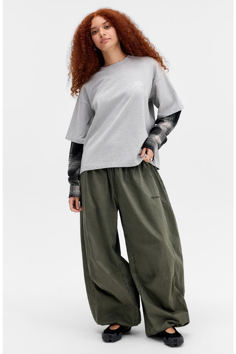 Double Layer T-Shirt, Alternate, color, GREY