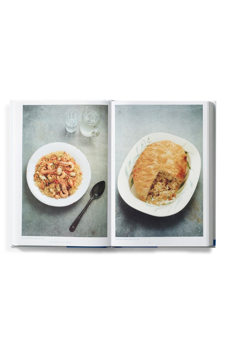 Phaidon Press 'Greece: The Cookbook' Book, Alternate, color, Blue/ White