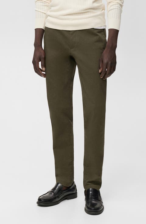 Barna Slim Fit Stretch Twill Chino Pants