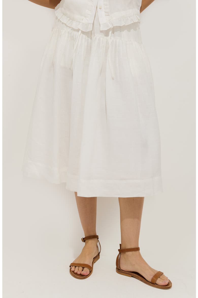 Brittany Ramie Midi Skirt (Women) | Nordstrom
