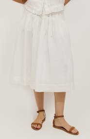 Alex Mill Brittany Ramie Midi Skirt
