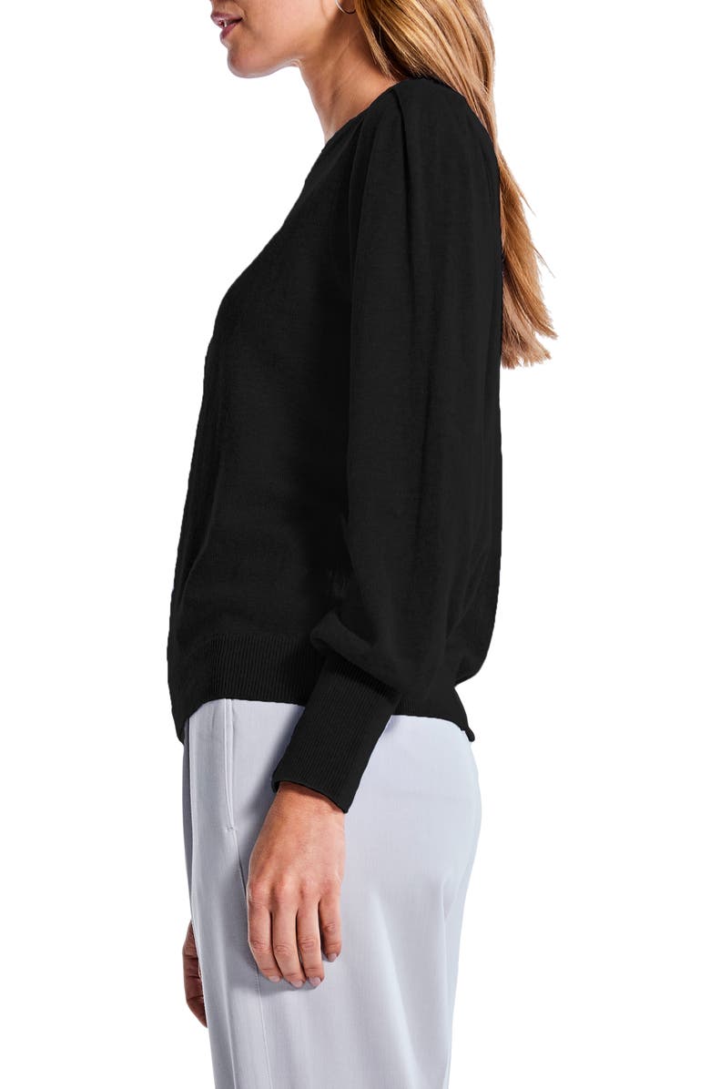 NIC+ZOE Pleat Shoulder Sweater, Alternate, color, 