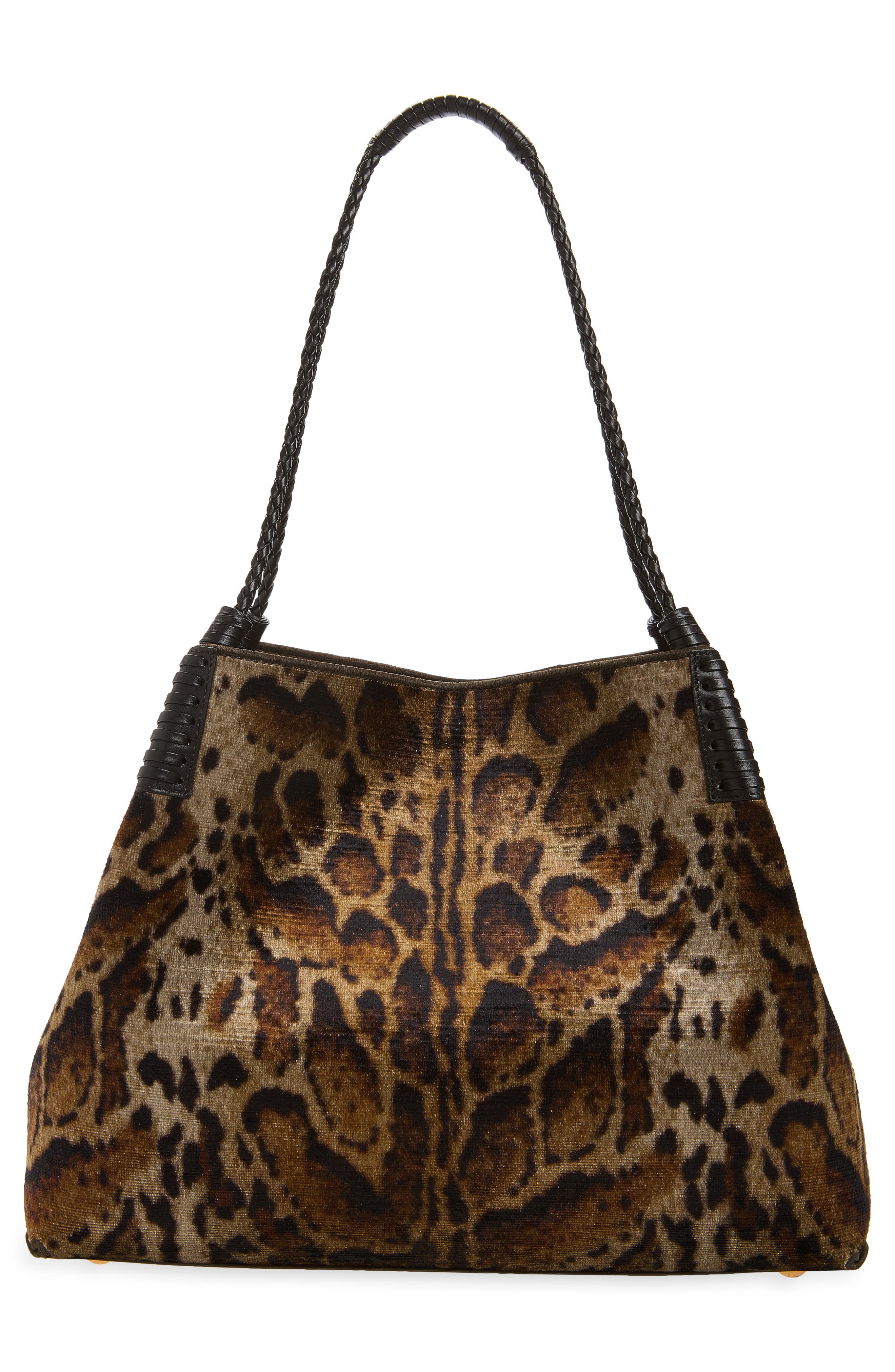 Libra Velvet Tote, Alternate, color, PRINT ON BEIGE BASE