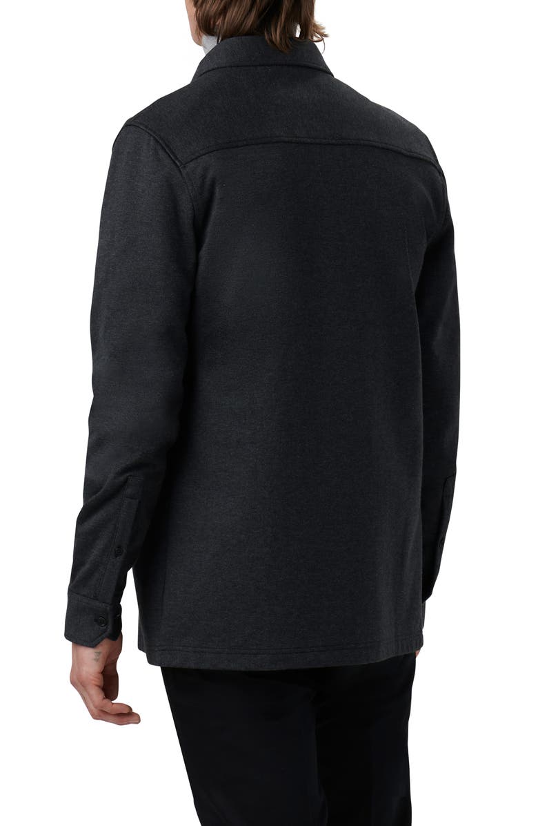 Bugatchi Cotton Blend Shirt Jacket, Alternate, color,