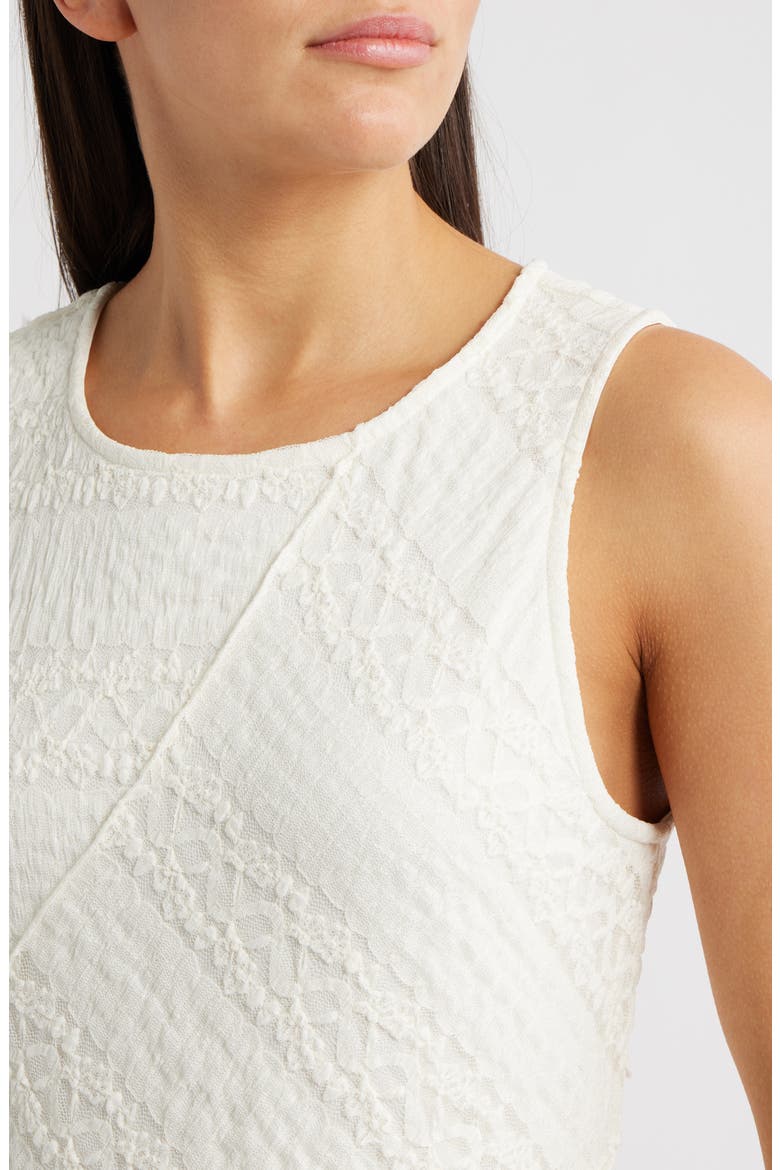 Ribbon Lace Sleeveless Maxi Dress, Alternate, color, GARDENIA