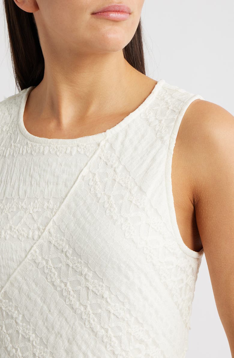 CITY BLUES Ribbon Lace Sleeveless Maxi Dress, Alternate, color, Gardenia