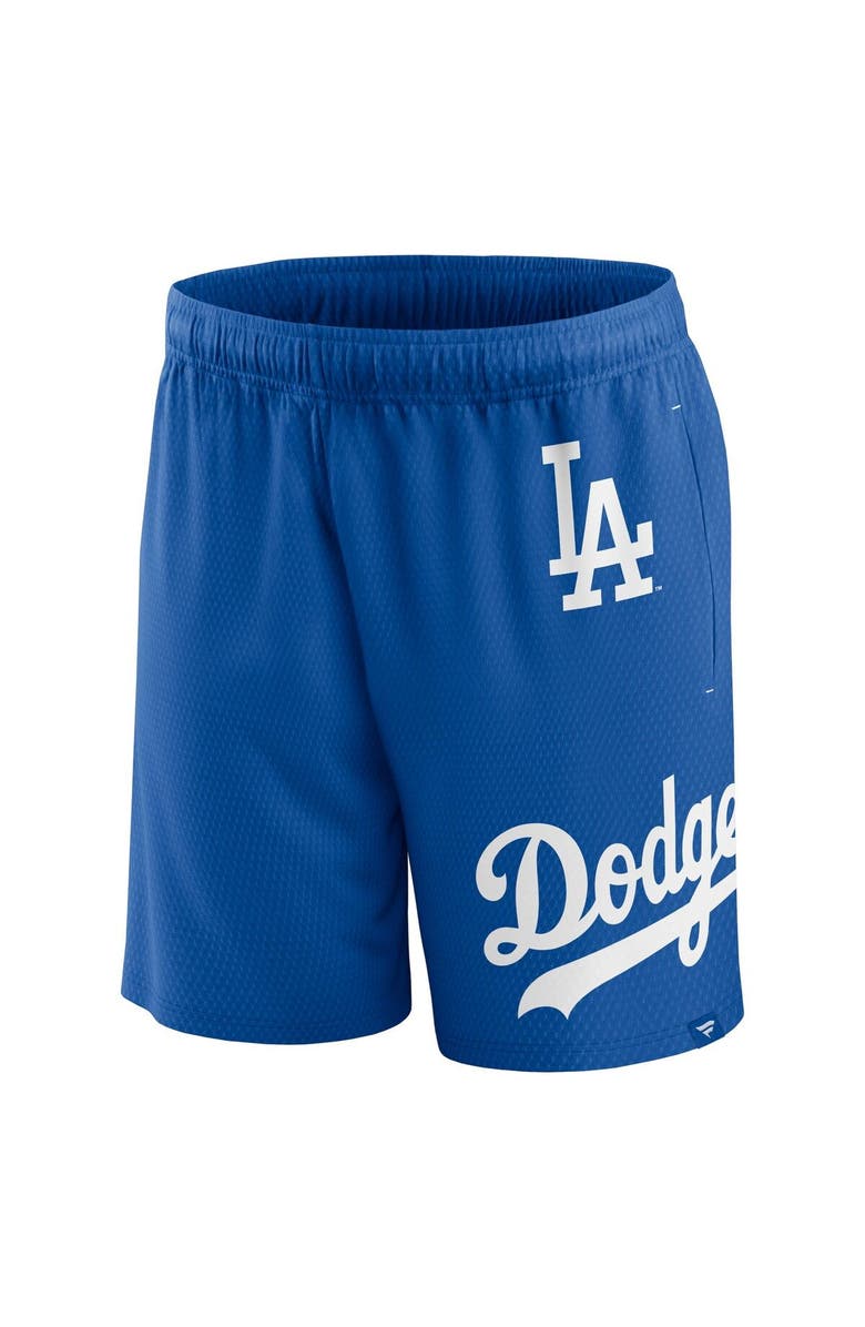 FANATICS Men's Fanatics Branded  Royal Los Angeles Dodgers Clincher Mesh Shorts, Alternate, color, 