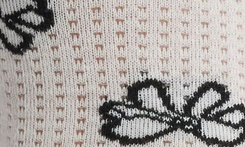 Casa Clara Daniella Waffle Crew Socks In White Rose
