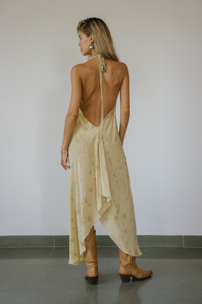 Classic Silk Dress Revel, Alternate, color, Yellow