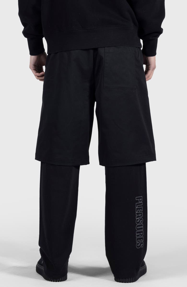 PLEASURES Stay Layered Pants, Alternate, color, Black