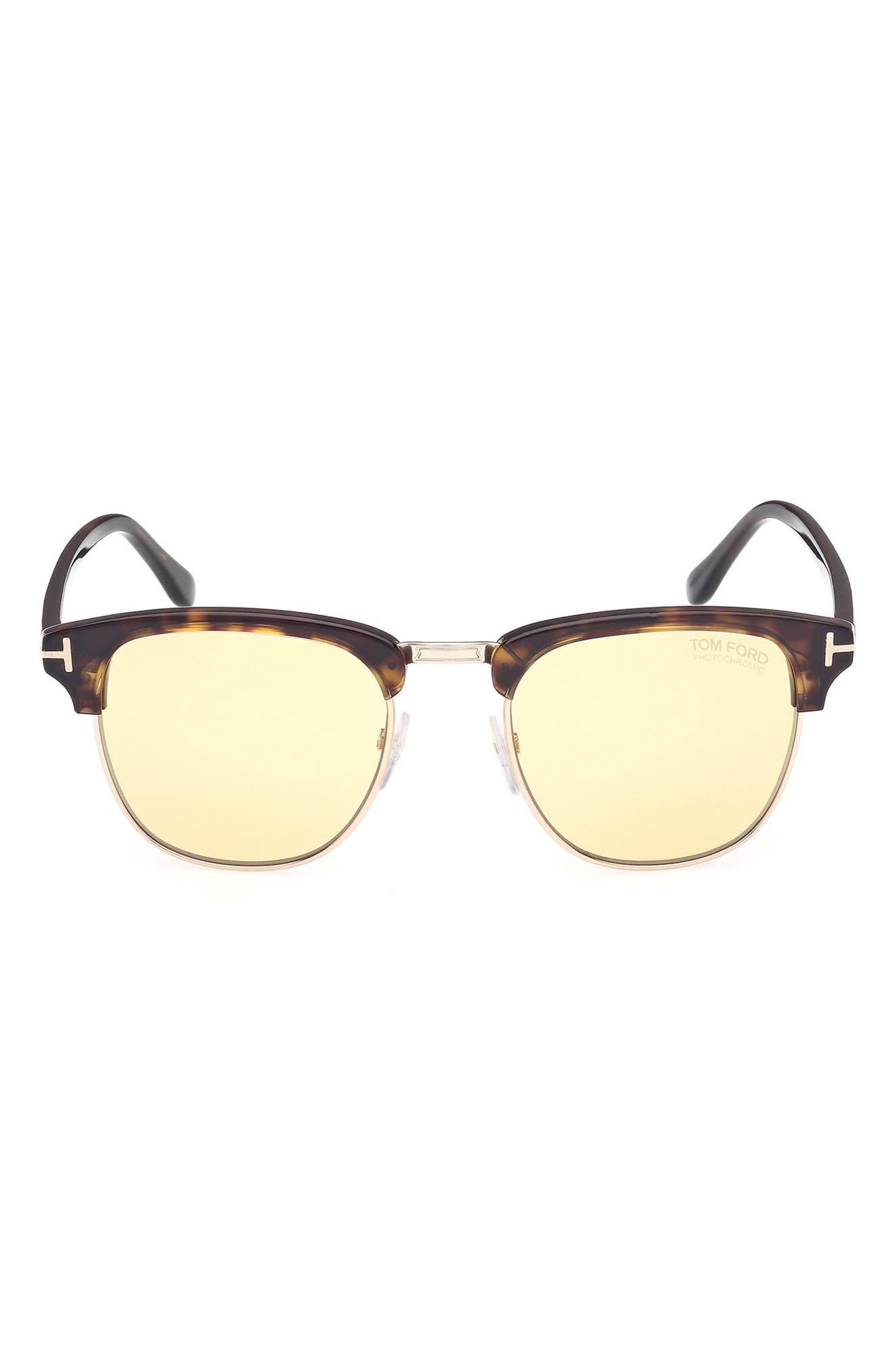 53mm Browline Square Sunglasses