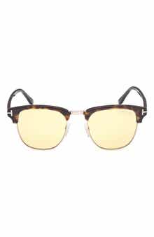 53mm Browline Square Sunglasses