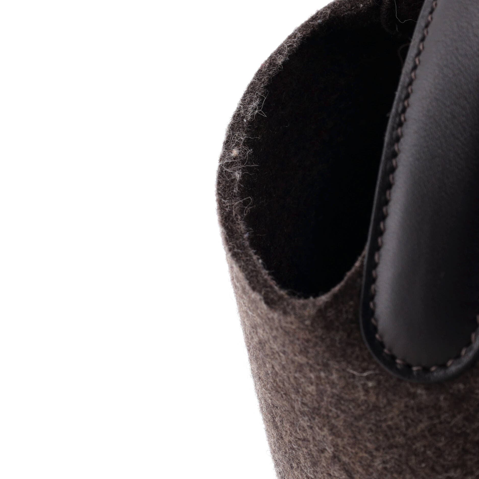 Pre-Owned Hermes Picotin Lock Bag Felt with Leather PM, Alternate, color, 