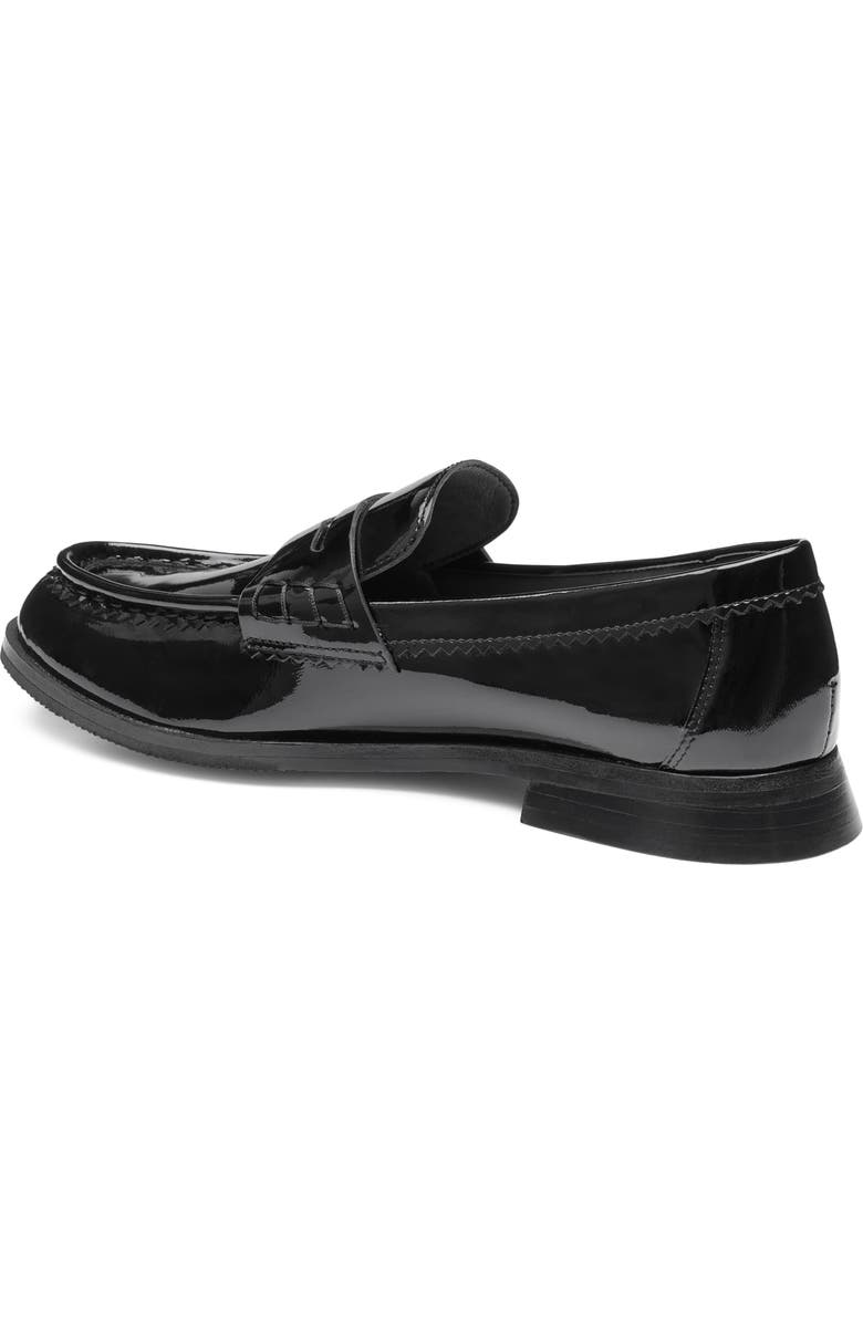 Johnston & Murphy Gillian Patent Leather Penny Loafer, Alternate, color, Black Patent Leather