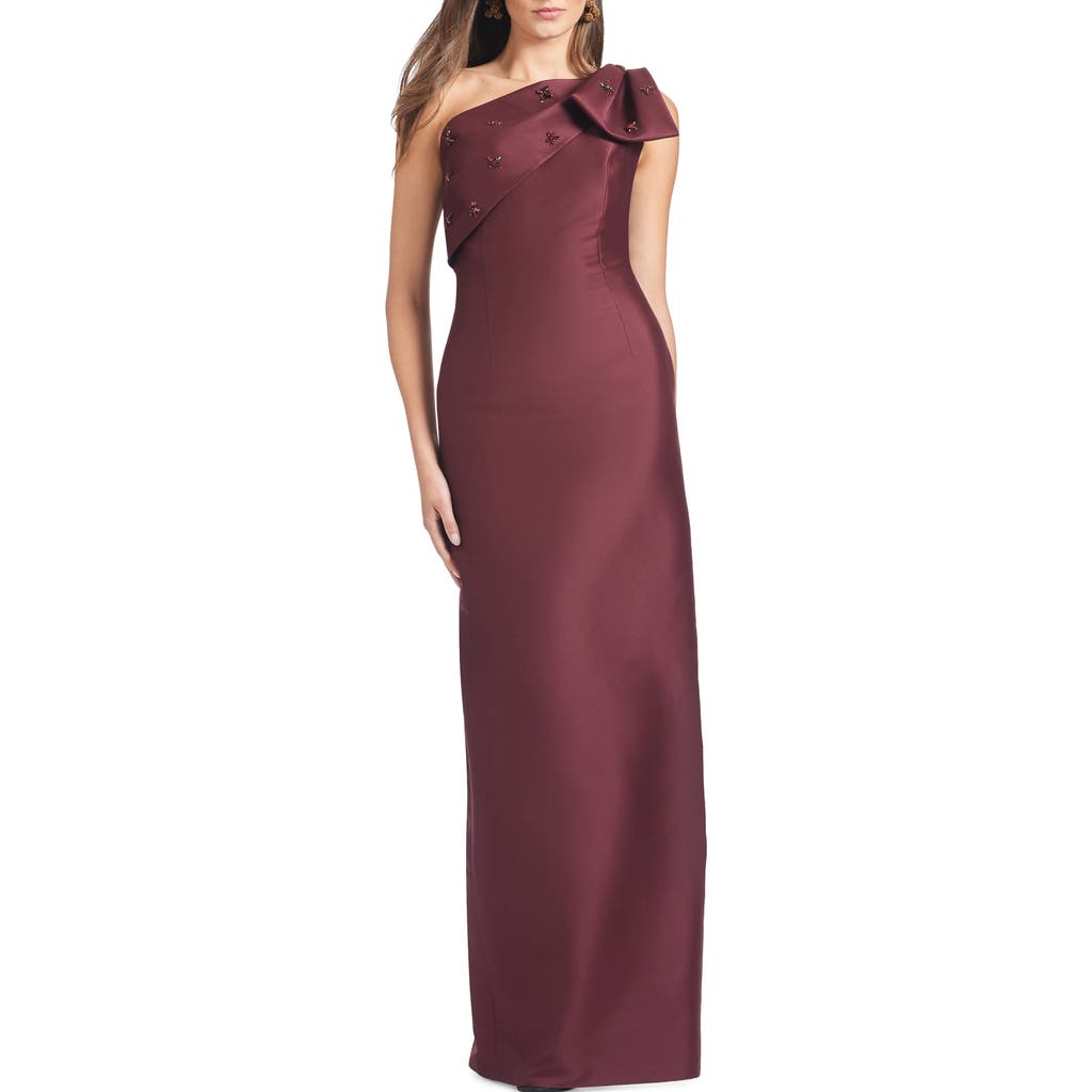 Sachin & Babi Olivia Gown In Malbec