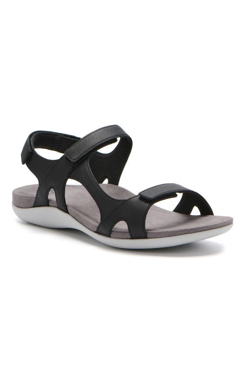 Abeo Oasis Sport Sandal In Black - Regular
