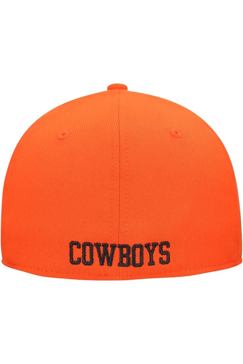 Men's Nike Orange Oklahoma State Cowboys 2024 Sideline Rise Swoosh Flex Hat, Alternate, color, Orange