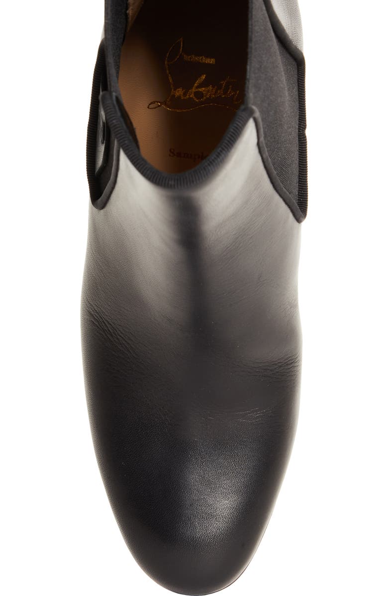 Christian Louboutin Turelastic Chelsea Boot, Alternate, color, Black