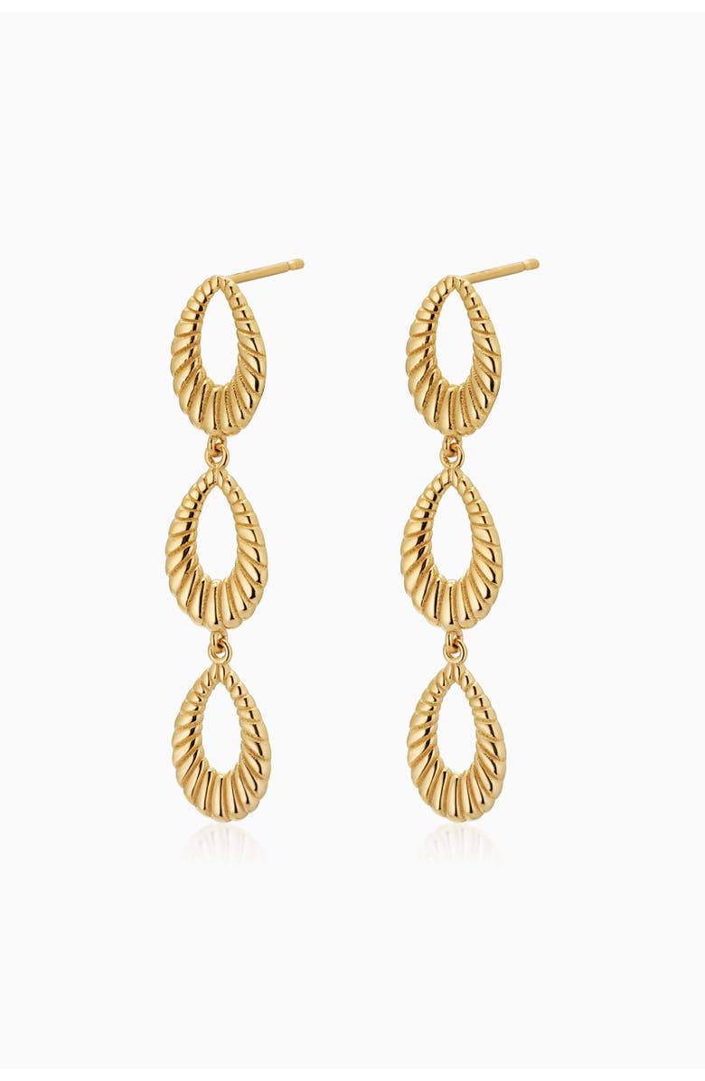 Oradina 14K Gold Serenity Drop Earrings, Main, color, 