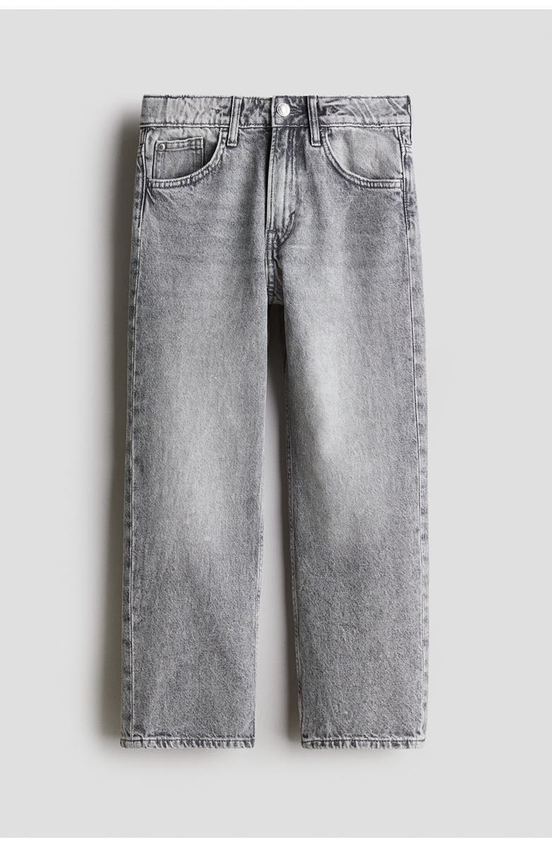 H&M Loose Fit Jeans, Alternate, color, Light Gray