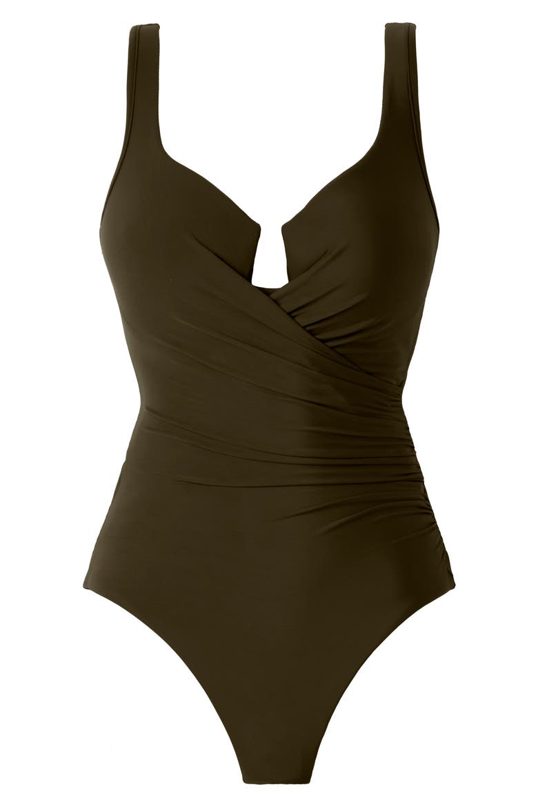 Must Have Escape One-Piece Swimsuit, Alternate, color, NORI