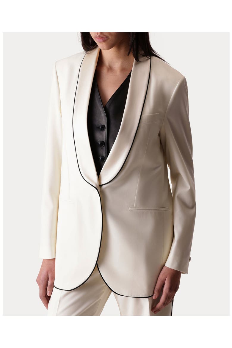 Connery Fresco Wool Suit, Alternate, color, Ecru