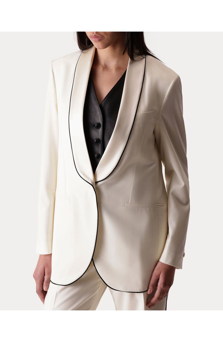 Fortela Connery Fresco Wool Suit, Alternate, color, Ecru