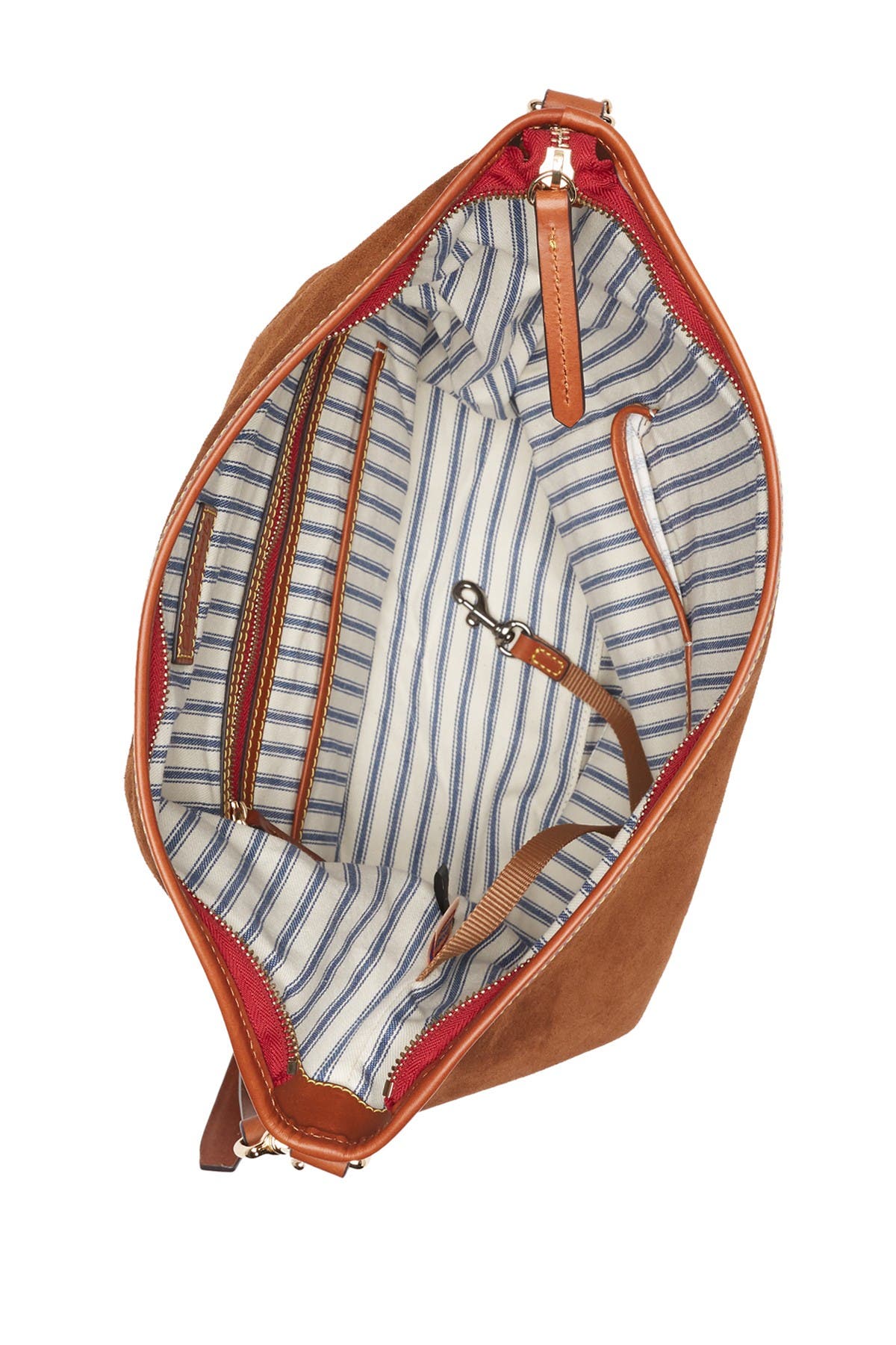 Dooney & Bourke Suede Hobo Crossbody Bag, Alternate, color, 