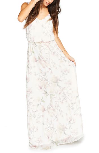 Show Me Your Mumu Kendall Blouson A-line Gown