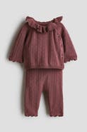 H&M 2-Piece Pointelle-Knit Set