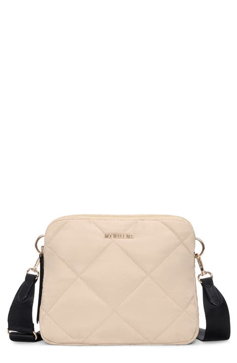 Madison Quilted Nylon Crossbody Bag