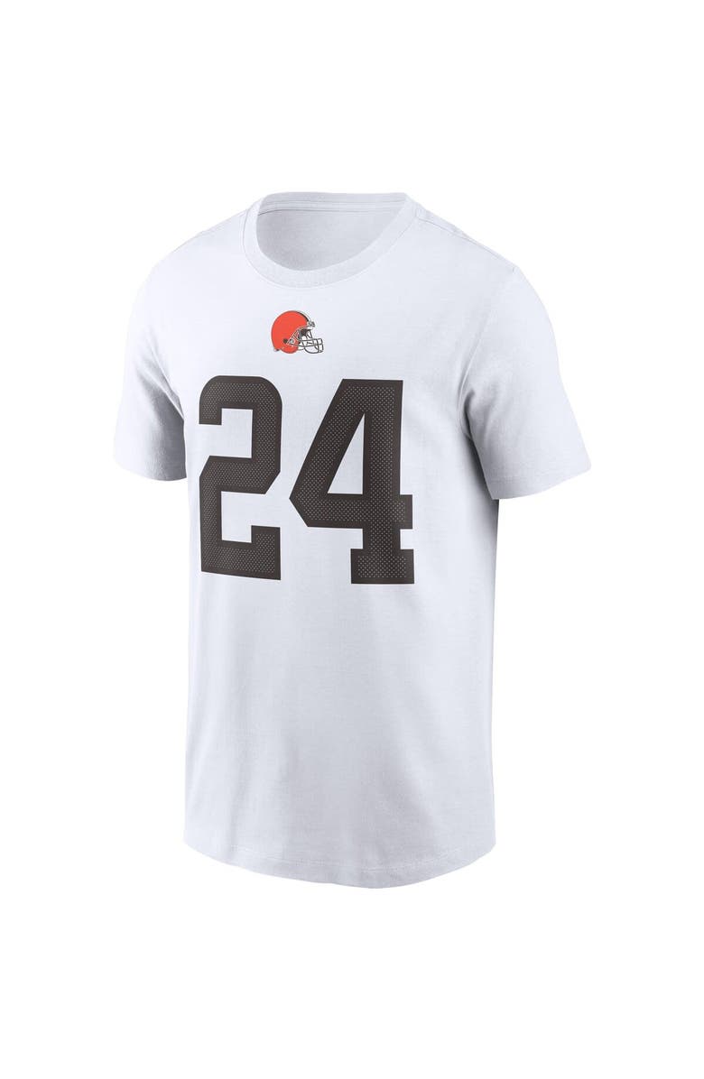 Nike Men's Nike Nick Chubb White Cleveland Browns Player Name & Number T-Shirt, Alternate, color, 