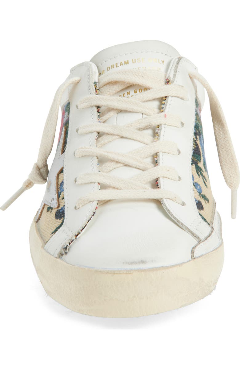 Golden Goose Super-Star Sabot Mule Sneaker, Alternate, color, White/ Multicolor/ Silver