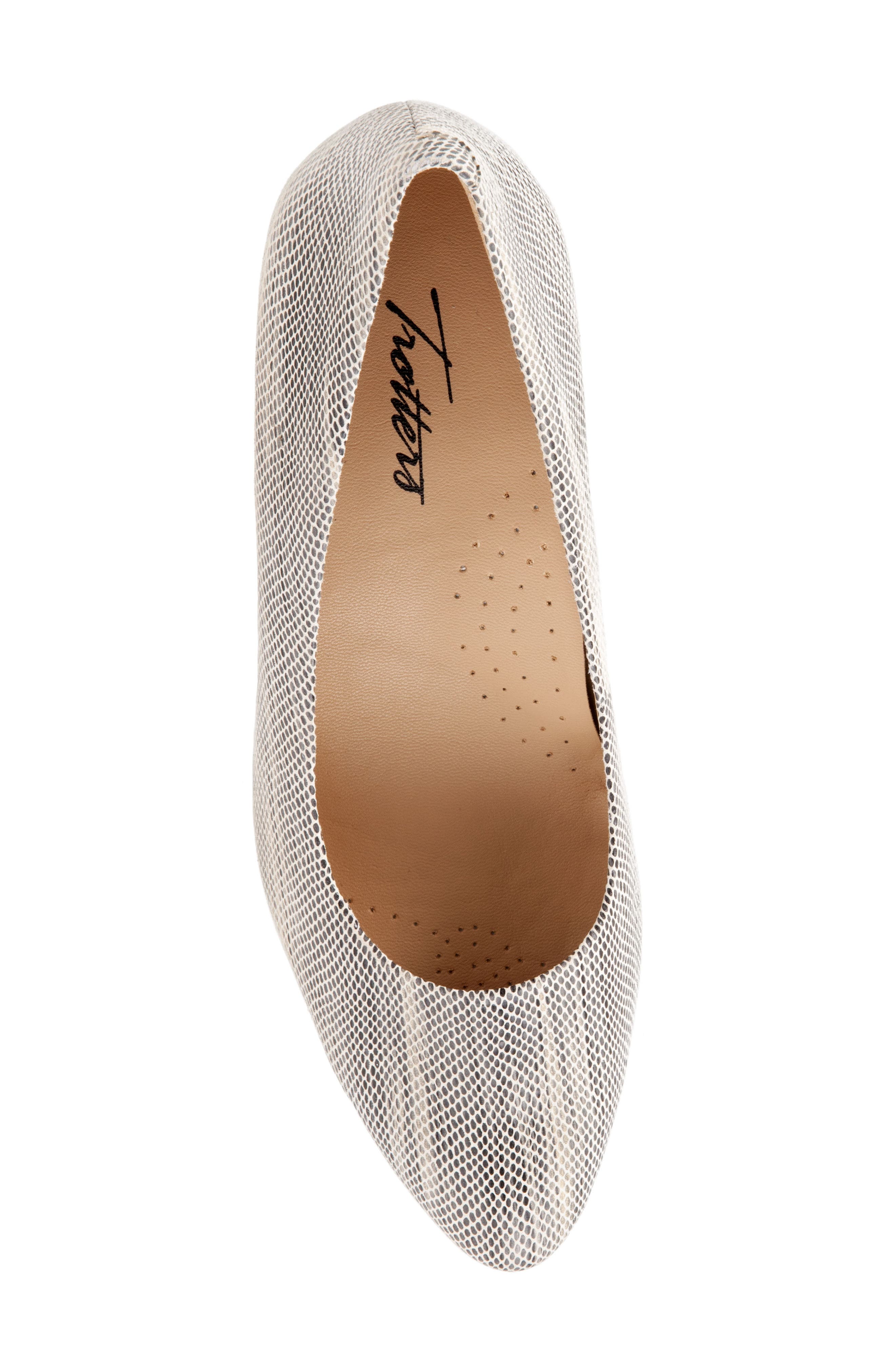 Trotters Kiera Snake Embossed Pump, Alternate, color, 