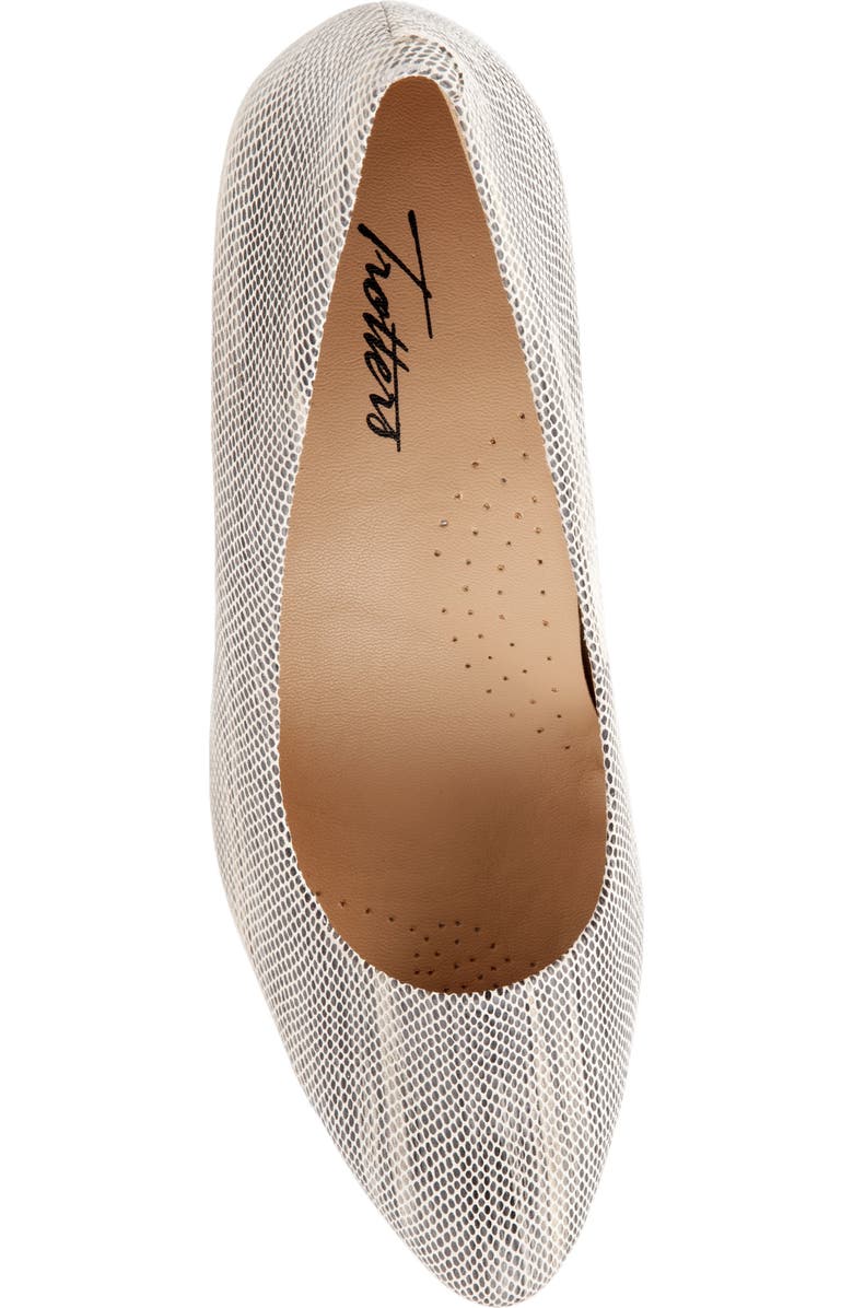 Trotters Kiera Snake Embossed Pump, Alternate, color,