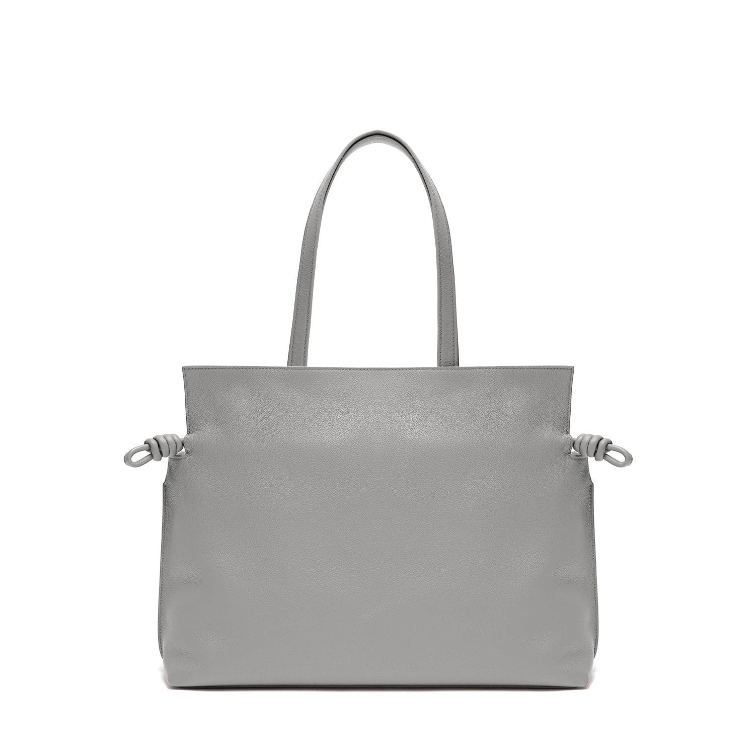Esin Akan 2-in-1 Emma Leather Tote Bag, Alternate, color, Grey