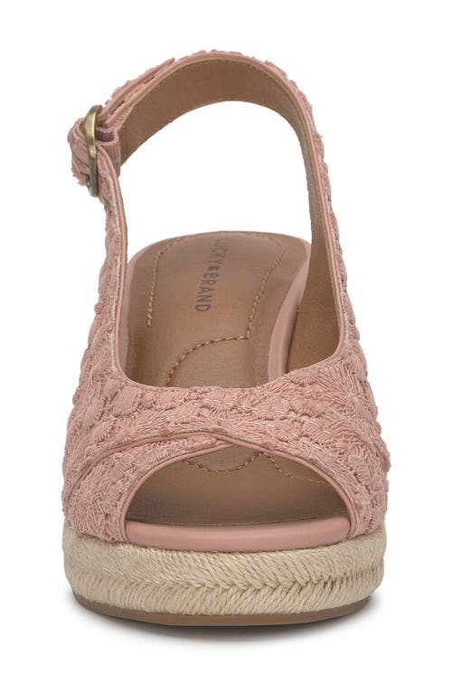 LUCKY BRAND LUCKY BRAND CYRILA PLATFORM WEDGE SANDAL