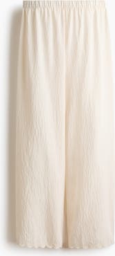 H&M Straight Scalloped Trousers