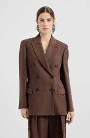 Brunello Cucinelli Fluid twill blazer